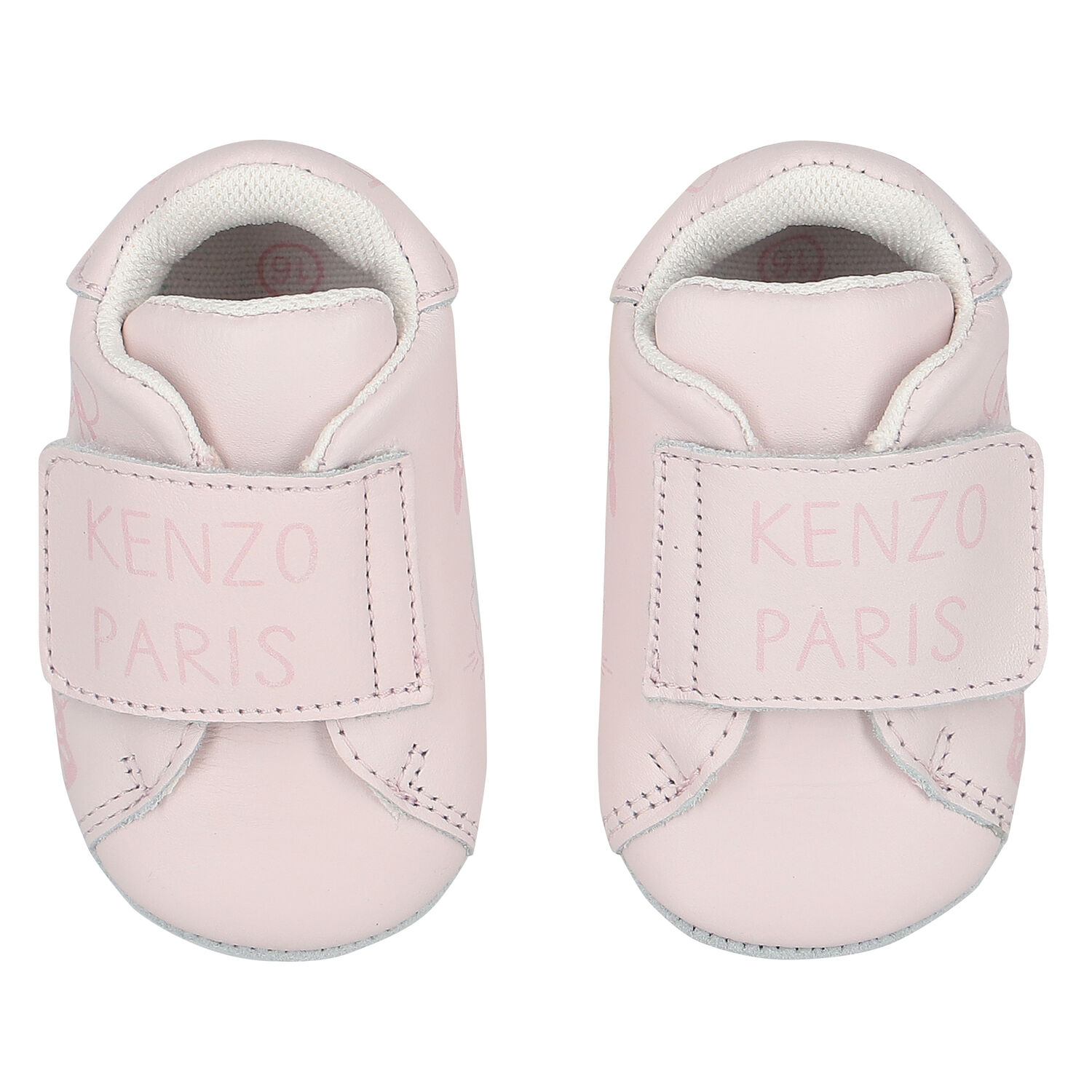 Baby Girls Pink Logo Pre Walker Shoes, 2, hi-res